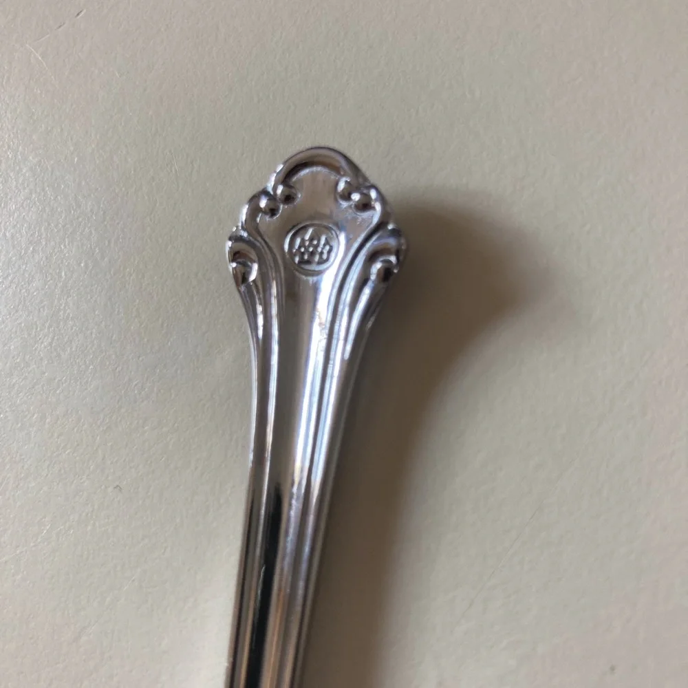Pfaltzgraff Meridian 18/0 Stainless Iced Tea /Ice Cream Spoons (7)-Discontinued